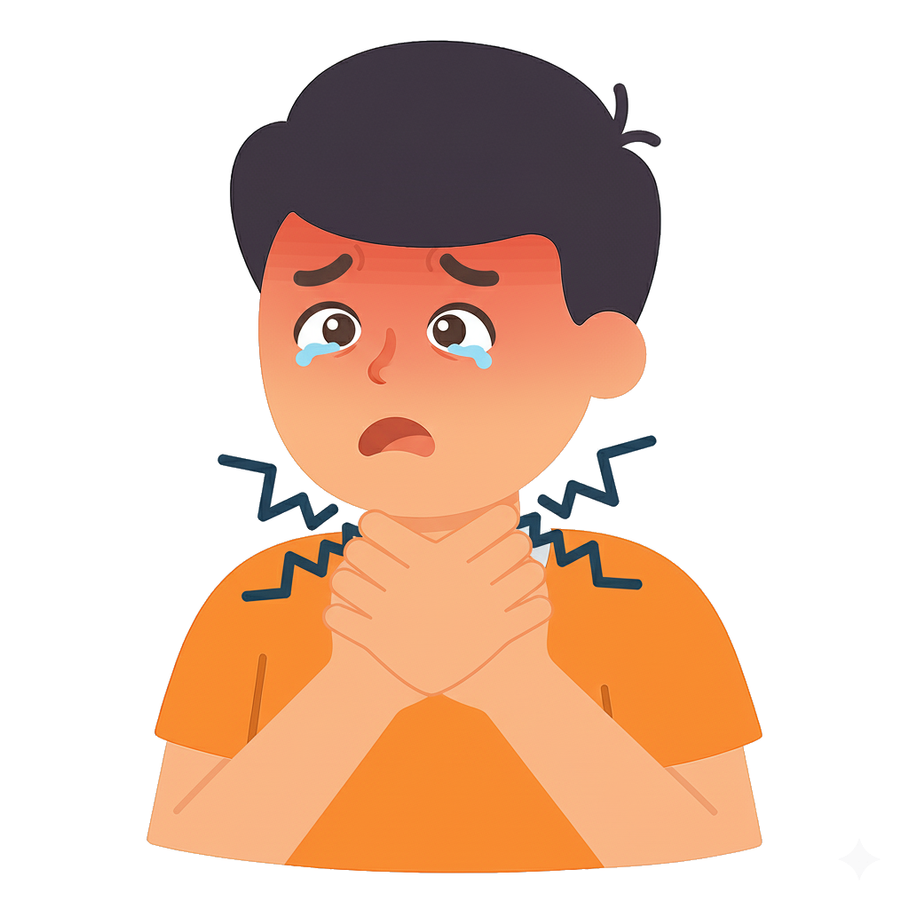 Choked on food/liquid