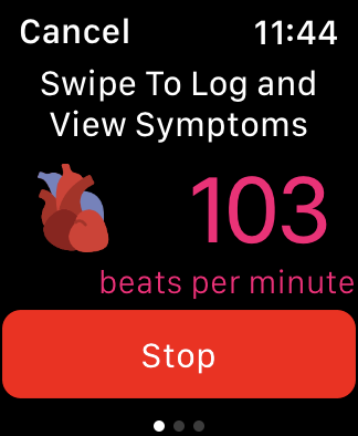 HeartCloud Sync Watch app screenshot