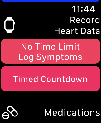 HeartCloud Sync Watch app screenshot