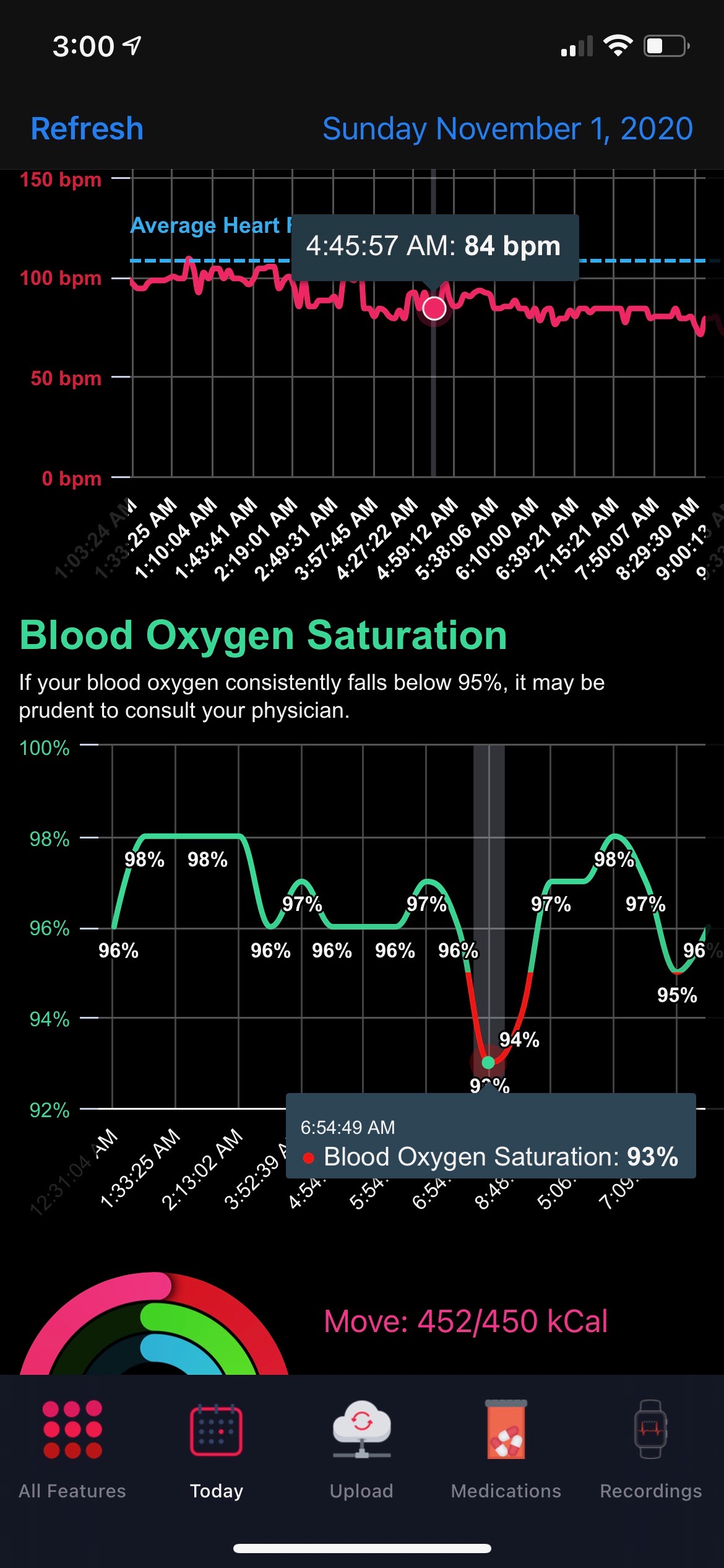 HeartCloud Sync app screenshot